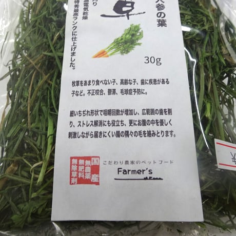 【特秀牧草】イタリアンライグラス×国産人参の葉