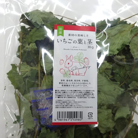 いちごの葉と茎   30ｇ