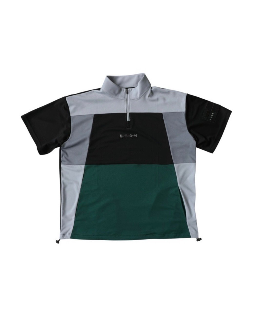ANTIQUA GOLF×STCH】Color-block Tops-black mix |