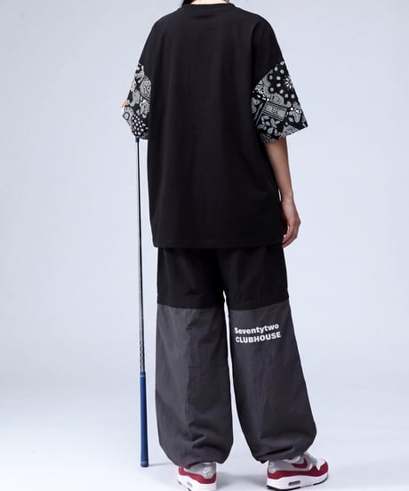 【ANTIQUA GOLF×STCH】2way Zip-off Pants  black