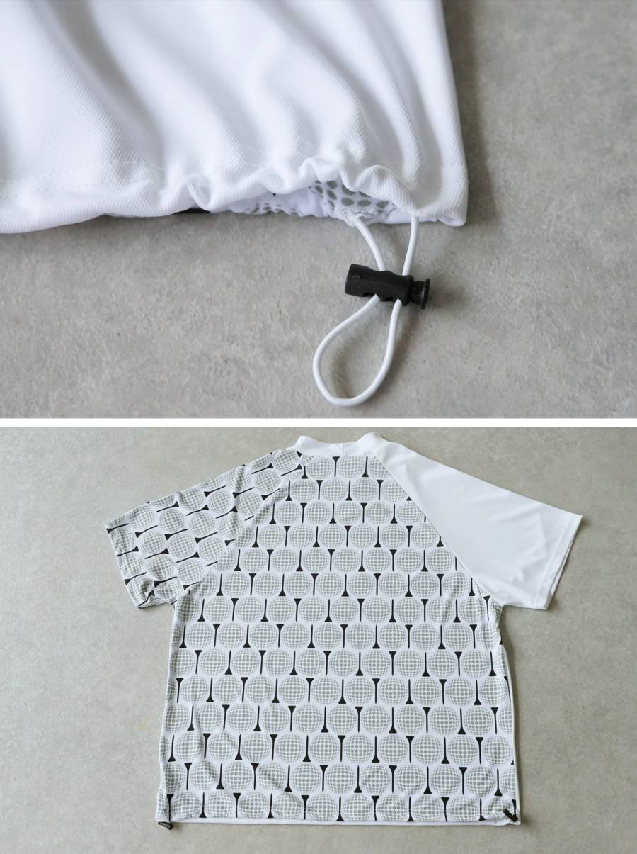 ANTIQUA GOLF×STCH】Golf Motif Tops-White | 【公式】