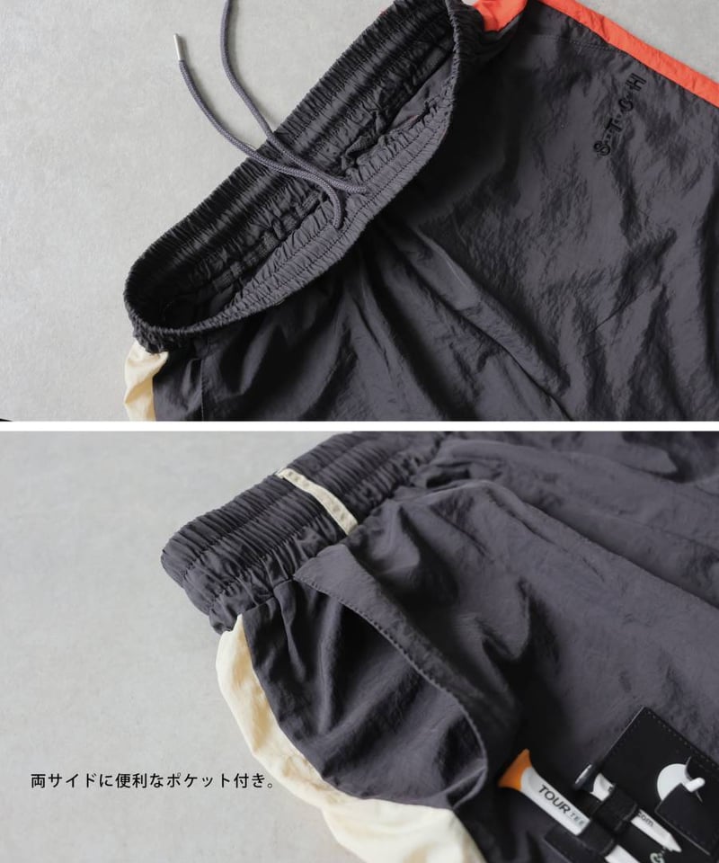 ANTIQUA GOLF×STCH】Color block Pants-navy | 【公式