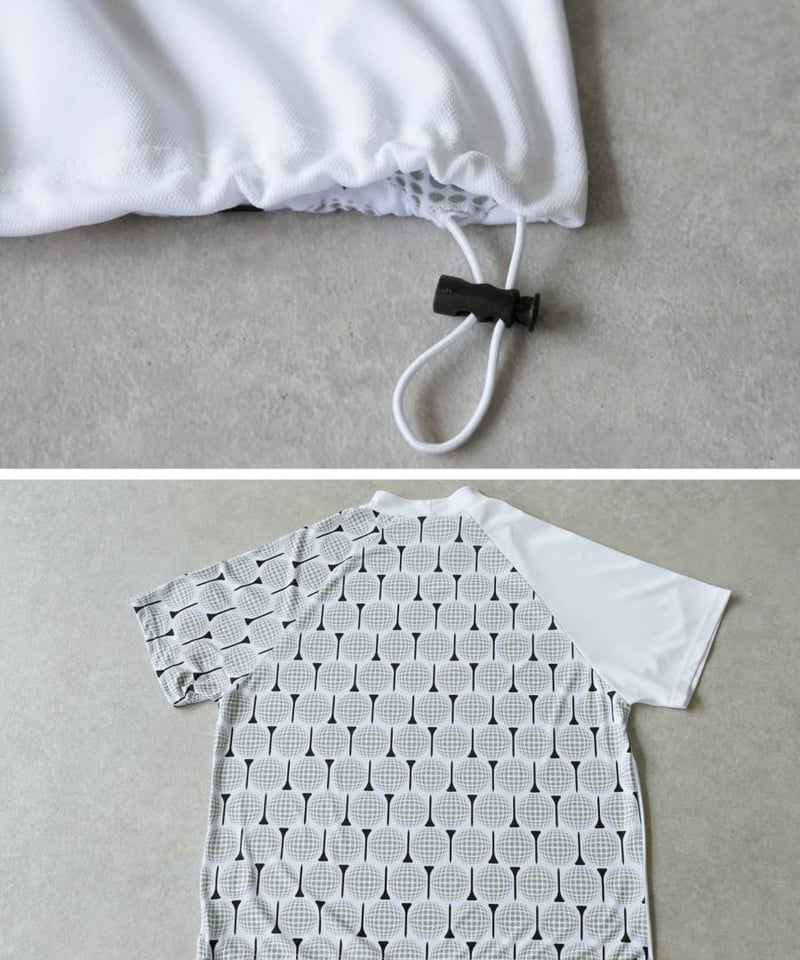 ANTIQUA GOLF×STCH】Golf Motif Tops-black | 【公式】