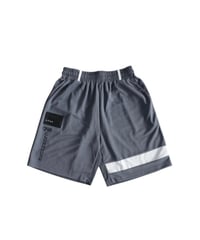 【ANTIQUA GOLF×STCH】Line design half pants-gray mix