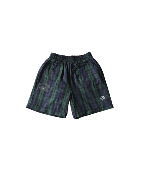 【ANTIQUA GOLF×STCH】2way Check Pullover-Black Watch