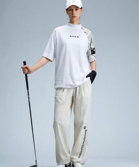 【ANTIQUA GOLF×STCH】Golf Motif Tops-White