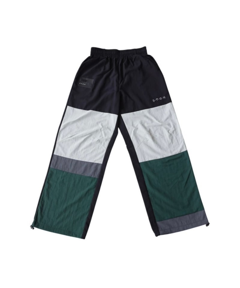 ANTIQUA GOLF×STCH】Color-block Pants-black mix