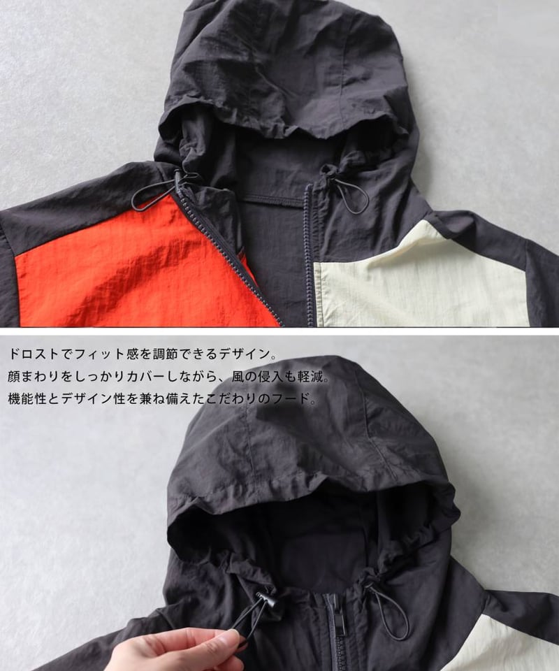 ANTIQUA GOLF ドロストフード 半袖シャツ ブラック ANTIQUA GOLF×STCH