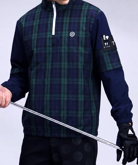 【ANTIQUA GOLF×STCH】2way Check Pants-Black Watch