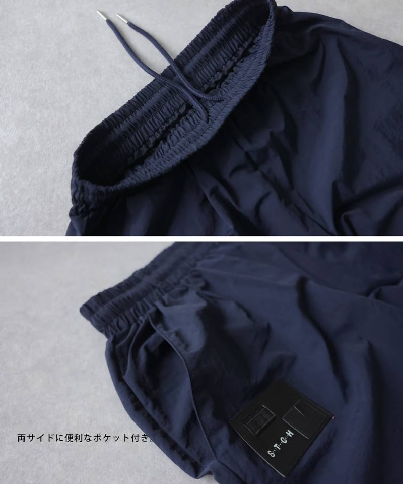 ANTIQUA GOLF×STCH】Color-block Pants-black mix