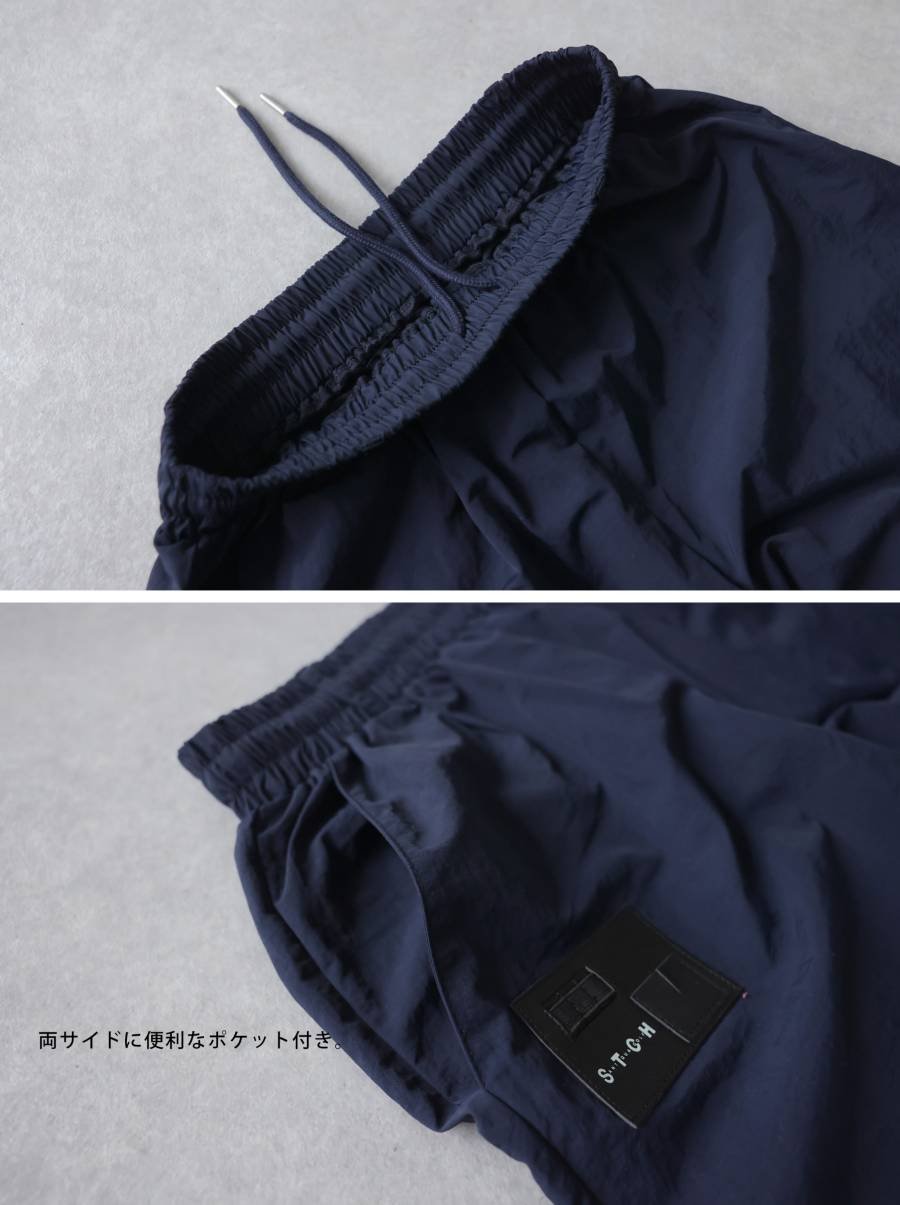 ANTIQUA GOLF×STCH】Color-block Pants-black mix