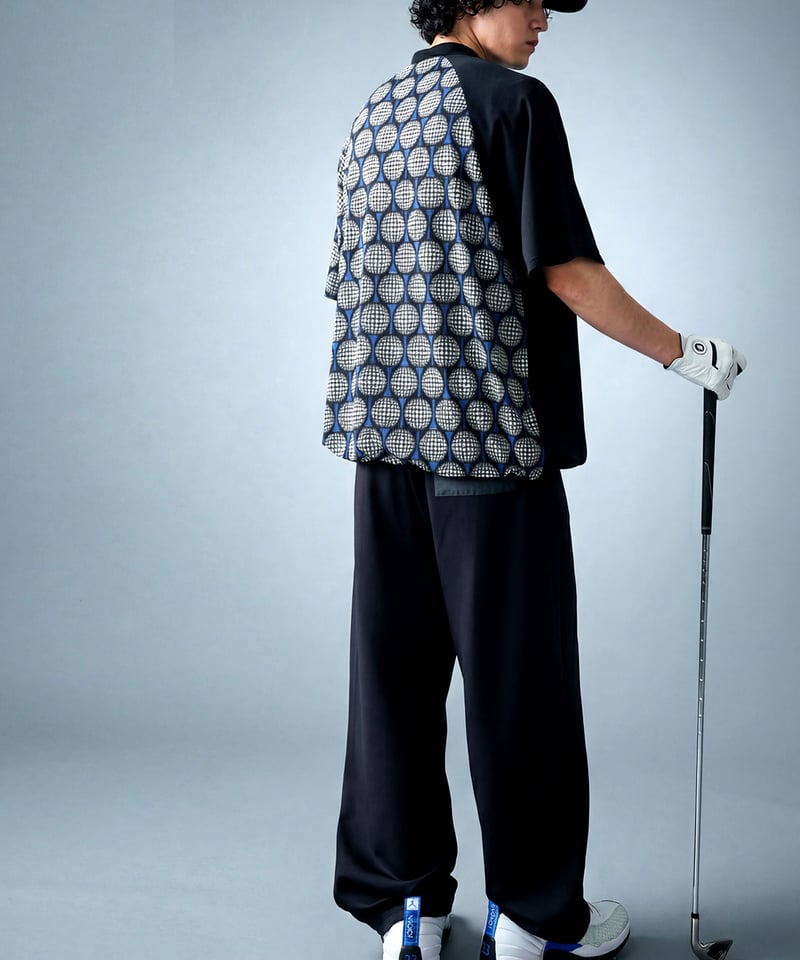 ANTIQUA GOLF×STCH】Golf Motif Tops-black | 【公式】