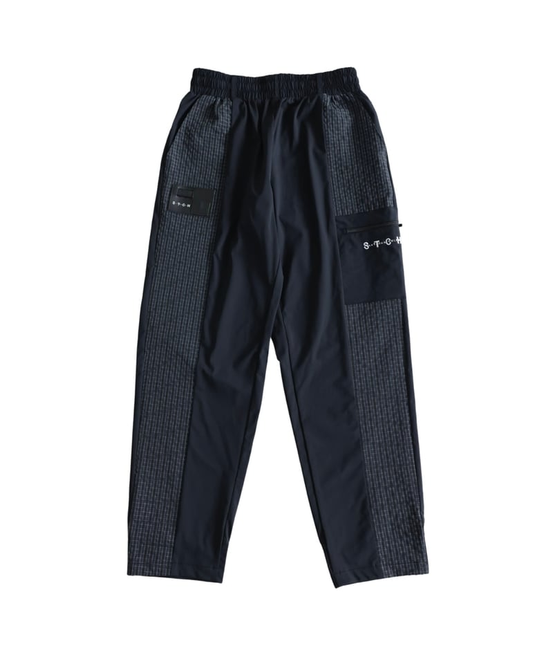 ANTIQUA GOLF×STCH】grid pattern pants-black | 【