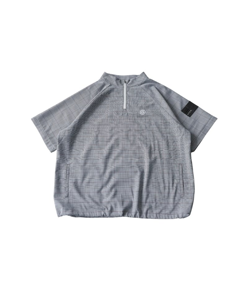 ANTIQUA GOLF×STCH】2way Check Pullover-Glen Che