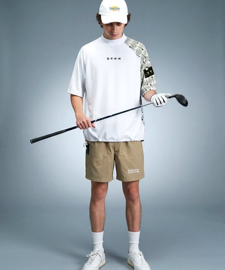 【ANTIQUA GOLF×STCH】Golf Motif Tops-White