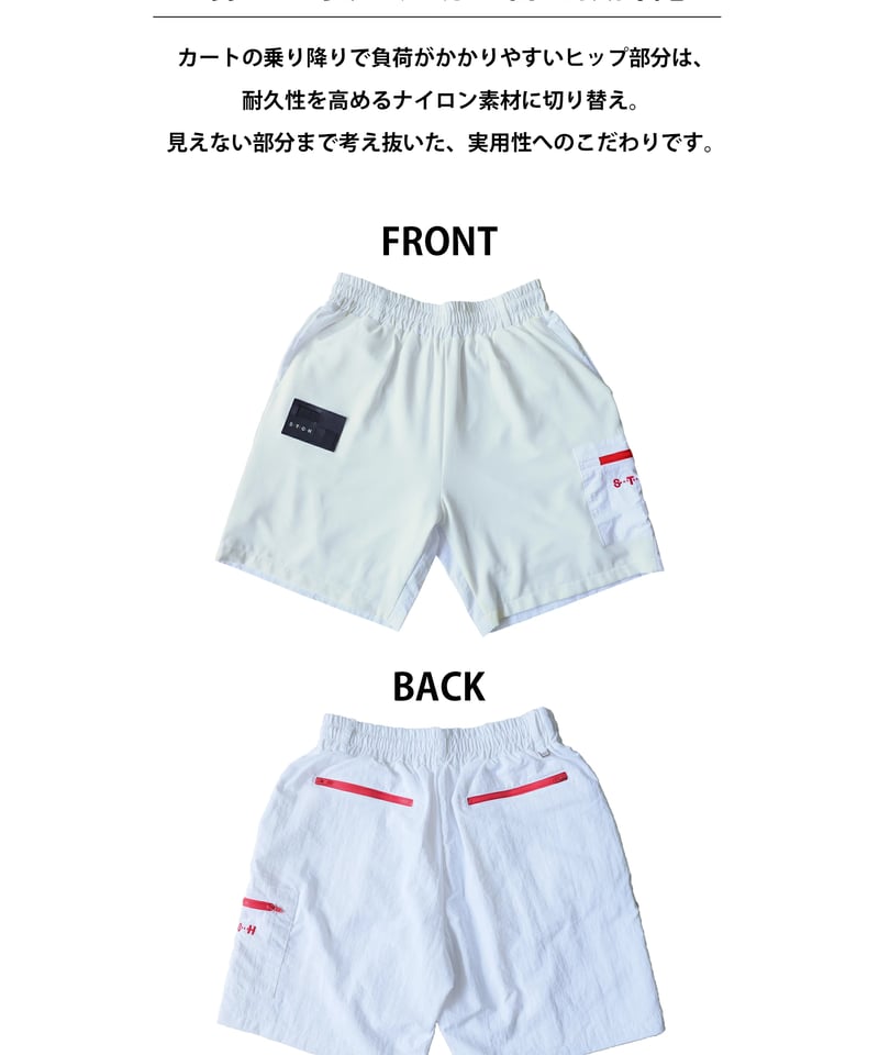 ANTIQUA GOLF×STCH】Golf Short Pants-White | 【公式