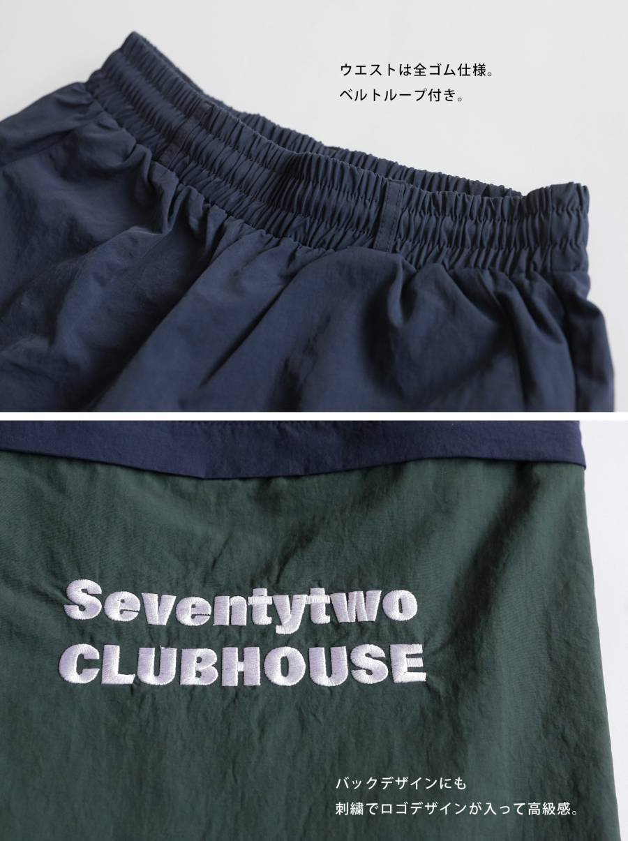 ANTIQUA GOLF×STCH】2way Zip-off Pants black |