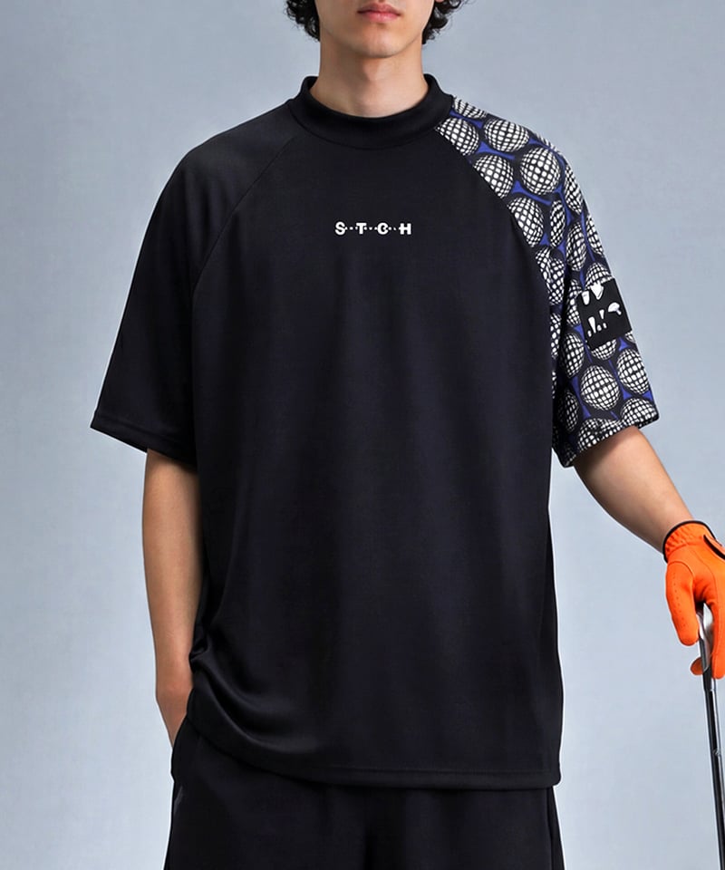 【希少/美品】STCH × ANTIQUA GOLF ペイズリーロゴ トップス ANTIQUA GOLF×STCH】Golf Motif Tops-black | 【公式】