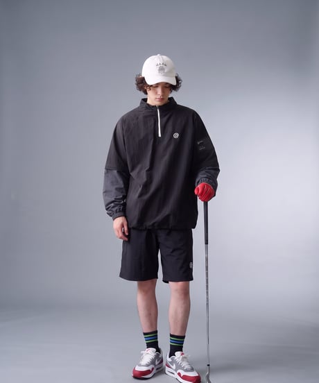 【ANTIQUA GOLF×STCH】2way Zip-off Pants  black