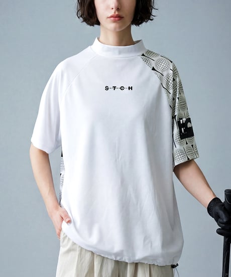 【ANTIQUA GOLF×STCH】Golf Motif Tops-White