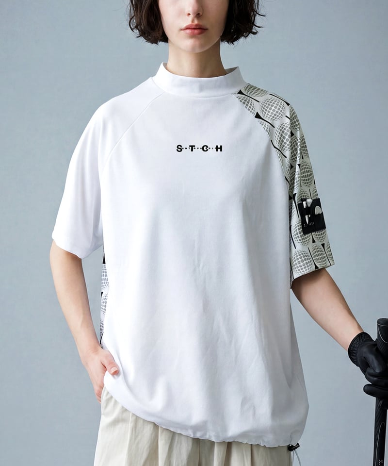 ANTIQUA GOLF×STCH】Golf Motif Tops-White | 【公式】