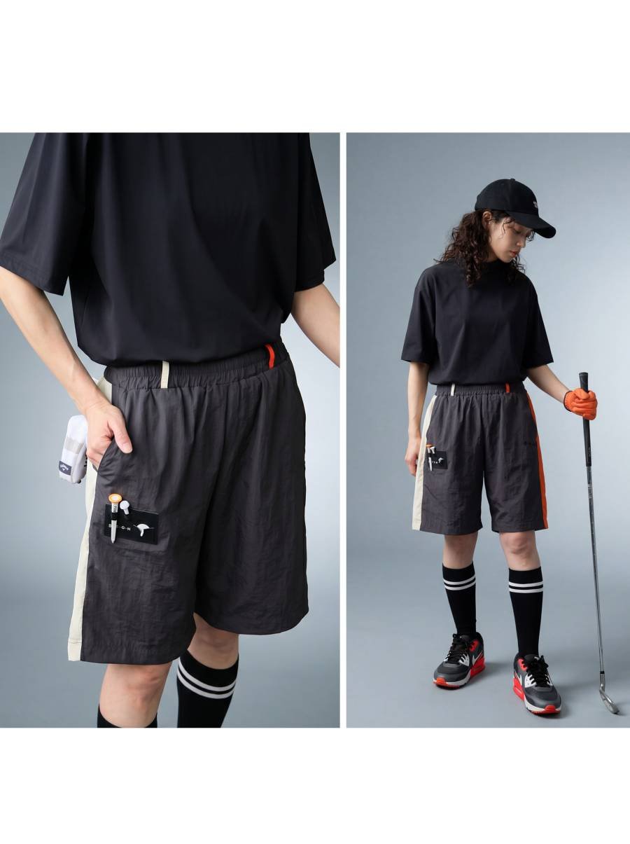 ANTIQUA GOLF×STCH】Color block Pants-gray | 【公式
