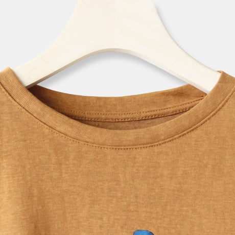 ボーダーダックプリントTシャツ[22031456]vivid