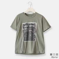 モチーフコラージュTシャツ[22031525]vivid
