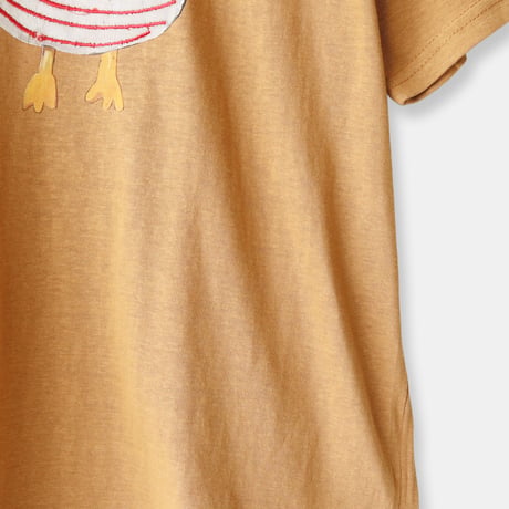 ボーダーダックプリントTシャツ[22031456]vivid