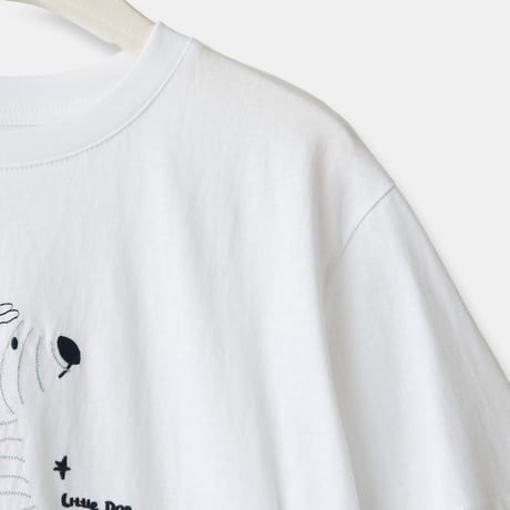 リトルドッグ刺繍Tシャツ[22031522]vivid