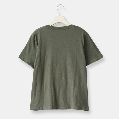 アニマルステッチ刺繍Tシャツ[22031523]vivid