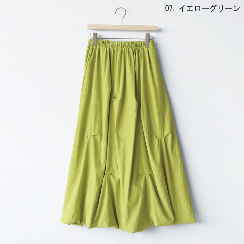 ランダムタックバルーンスカート[22035234]vivid | natural mist C