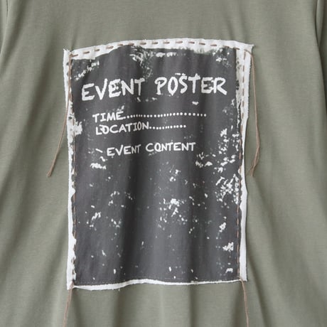 モチーフコラージュTシャツ[22031525]vivid
