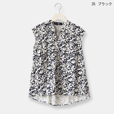 スキッパーボタニカルブラウス[31833354]Vivid