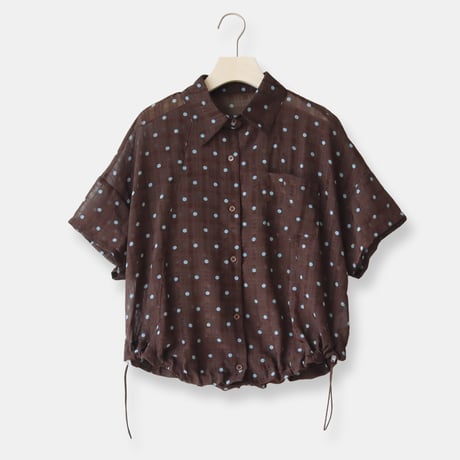 シアードットドロストヘムシャツ[41413881]natural mist