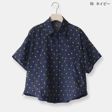 シアードットドロストヘムシャツ[41413881]natural mist