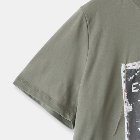 モチーフコラージュTシャツ[22031525]vivid