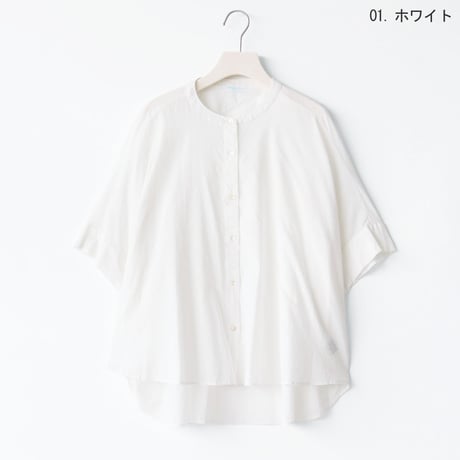 【洗える】バック刺繍コットンブラウス[61213621]natural mist