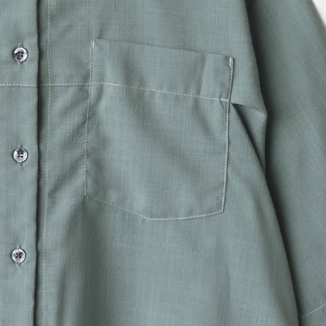 【洗える】ボックスシルエットリネンライクシャツ[41713683]natural mist