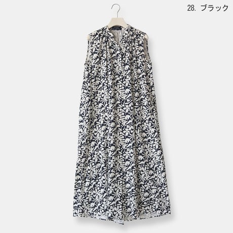 フロントボタンボタニカルワンピース[31836177]vivid