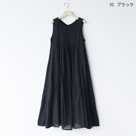 【洗える/2WAY】ピンタックノースリーブワンピース[61216351]naturalmist