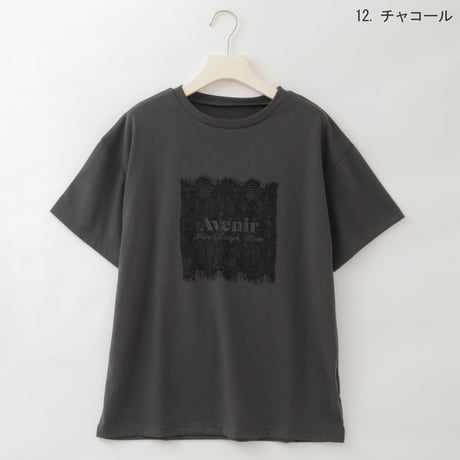 【接触冷感/UVカット】刺繍レースアクセントTシャツ

[42251322]&Noel