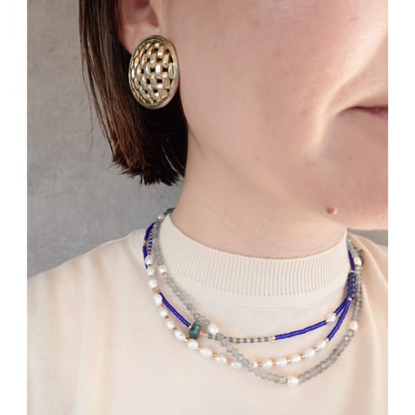MIX beads NC - blue - N103（1点もの）