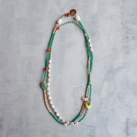 MIX beads NC - green#3- N113