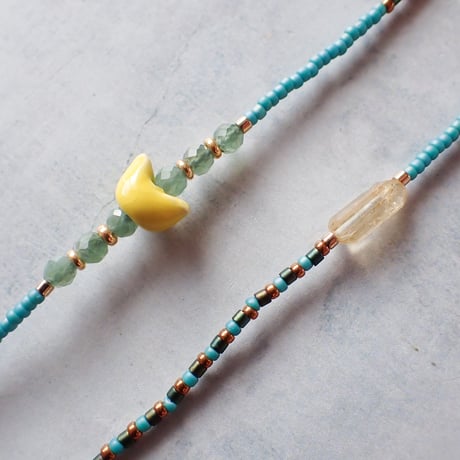 MIX beads NC - TQ blue - N124