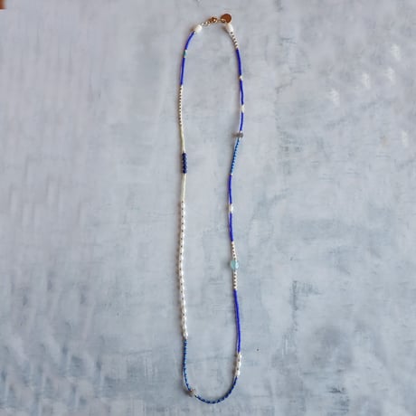 MIX beads NC - blue#2 - N106（1点もの)