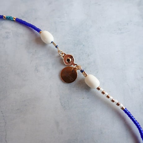 MIX beads NC - blue#2 - N106（1点もの)