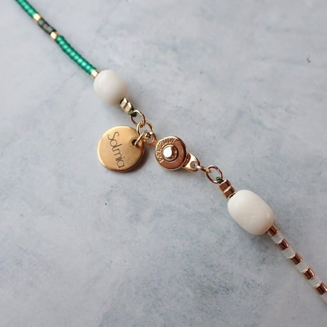 MIX beads NC - green#2- N104（1点もの）