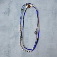 MIX beads NC - blue - N103（1点もの）
