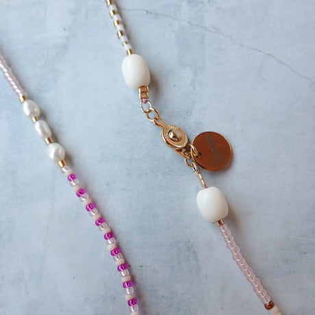 MIX beads NC - pink #2 - N111（1点もの）